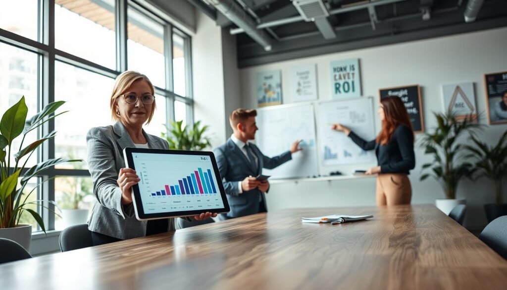 business english measuring program ROI